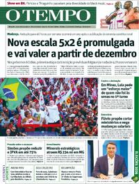Capa Jornal O Tempo