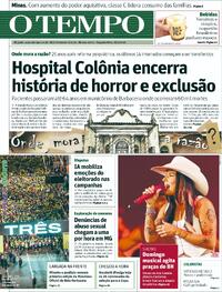 Capa do jornal Jornal O Tempo 18/05/2026