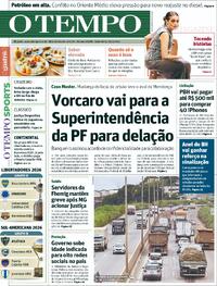 Capa do jornal Jornal O Tempo 20/03/2026