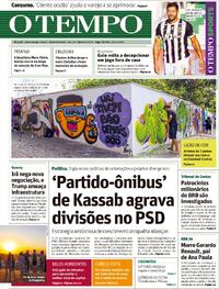 Capa do jornal Jornal O Tempo 20/04/2026