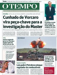 Capa do jornal Jornal O Tempo 21/03/2026