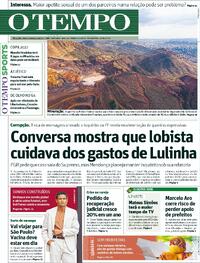 Capa Jornal O Tempo 21/08/2026