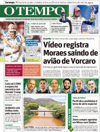 Capa Jornal O Tempo 21/09/2026