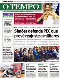 Capa do jornal Jornal O Tempo 22/04/2026