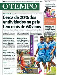 Capa Jornal O Tempo 22/06/2026