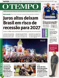 Capa Jornal O Tempo 22/08/2026