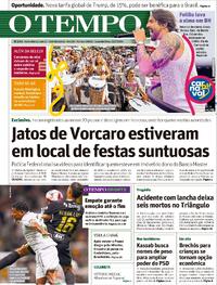 Capa do jornal Jornal O Tempo 23/02/2026