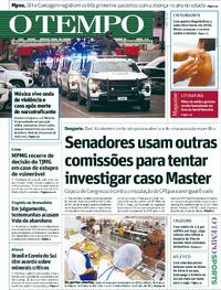 Capa do jornal Jornal O Tempo 24/02/2026