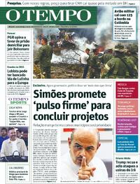 Capa do jornal Jornal O Tempo 24/03/2026