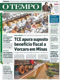 Capa Jornal O Tempo 24/09/2026