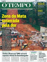 Capa do jornal Jornal O Tempo 25/02/2026