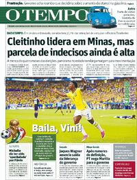 Capa Jornal O Tempo 25/06/2026