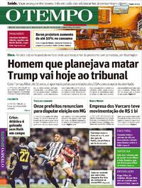 Capa do jornal Jornal O Tempo 27/04/2026