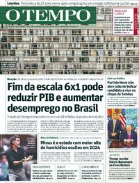 Capa do jornal Jornal O Tempo 27/05/2026