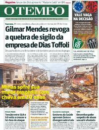 Capa do jornal Jornal O Tempo 28/02/2026
