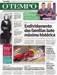 Capa do jornal Jornal O Tempo 28/04/2026