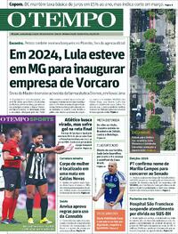 Capa do jornal Jornal O Tempo 29/01/2026