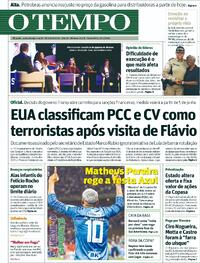Capa do jornal Jornal O Tempo 29/05/2026