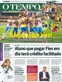Capa Jornal O Tempo 30/06/2026