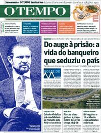 Capa do jornal Jornal O Tempo 31/03/2026