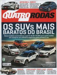Capa da revista Quatro Rodas 01/09/2018
