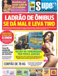 Capa do jornal Super Notícia 02/11/2017