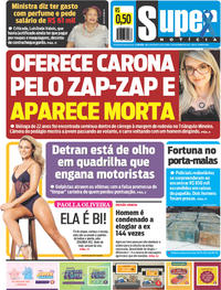 Capa do jornal Super Notícia 03/11/2017