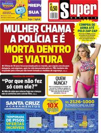 Capa do jornal Super Notícia 09/10/2017