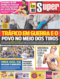 Capa do jornal Super Notícia 14/09/2017