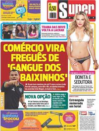 Capa do jornal Super Notícia 15/10/2017