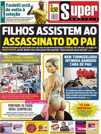 Capa do jornal Super Notícia 16/09/2017