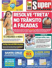 Capa do jornal Super Notícia 16/10/2017