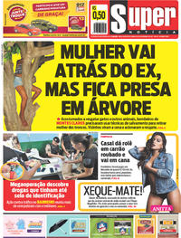 Capa do jornal Super Notícia 18/11/2017