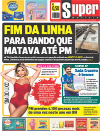 Capa do jornal Super Notícia 18/12/2017