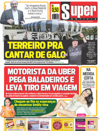 Capa do jornal Super Notícia 19/09/2017