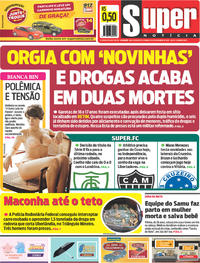 Capa do jornal Super Notícia 19/11/2017