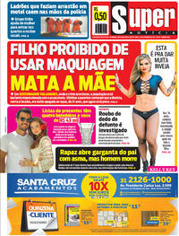 Capa do jornal Super Notícia 20/09/2017
