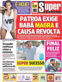 Capa do jornal Super Notícia 20/10/2017