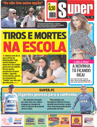 Capa do jornal Super Notícia 21/10/2017