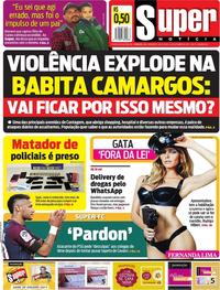 Capa do jornal Super Notícia 22/09/2017