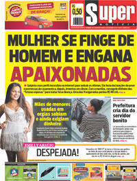 Capa do jornal Super Notícia 25/11/2017