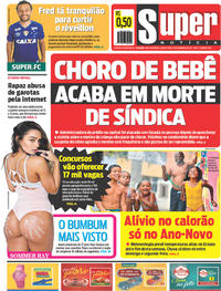 Capa do jornal Super Notícia 27/12/2017