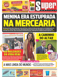 Capa do jornal Super Notícia 28/11/2017