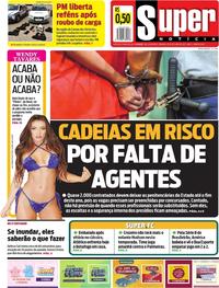 Capa do jornal Super Notícia 29/10/2017