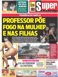 Capa do jornal Super Notícia 03/03/2018