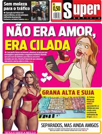 Capa do jornal Super Notícia 03/08/2018