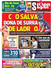 Capa do jornal Super Notícia 04/10/2018