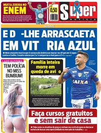 Capa do jornal Super Notícia 05/11/2018