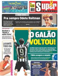 Capa do jornal Super Notícia 06/09/2018