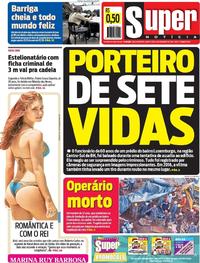 Capa do jornal Super Notícia 06/12/2018